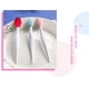 thumbnail image 5 of Guardurnaity Cepillo de espinillas para la nariz Cepillo de silicona para la nariz Herramienta exfoliante facial de doble cara elástica, rosa roja Cuerpo del baño Rojo Guardurnaity CE000211-06, 5 of 6