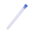 thumbnail image 3 of BRIGHTFUFU 10 Unids 16x1 CM Transparente De Plástico Botellas De Almacenamiento Agujas Barriles De Almacenamiento Tubos DIY Perlas Claves Contenedores Agujas Organizadores con enchufe azul, 3 of 7