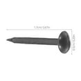 thumbnail image 2 of HEANUJJ 200Ud Tachuelas Decorativas Negras Para Tapicería Con Redonda Resistentes Y Duraderas, 2 of 8