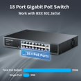 thumbnail image 3 of Conmutador PoE Gigabit AUMOX PRO SG518P 16 puertos 18 Ethernet, 3 of 8