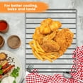 thumbnail image 7 of Air Fryer Wire Rack for Ninja Foodi 10 in 1 DT201 DT251 Toaster Oven, Air Fryer Accessories Grill Rack Baking Rack for Typhur Sync Oven 12 in 1 27QT, 7 of 7