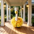 thumbnail image 6 of Tuvgenk Porch Goose Outfits 23" Summer Clothes for Porch Goose Set Dress 2 Pack Yellow Nylon,Spandex Garden Decorations Outdoor, 6 of 6