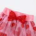 thumbnail image 5 of Coerni My First Valentines Day Outfits New Born Baby Girls Cute Heart Onesie Bodysuit Tulle Tutu Skirt Set Sequin Headband Socks, 5 of 6