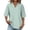 Mint Green, variant on Women's Short Sleeve V-Neck Collared Tops Summer Casual Business Work Polo Shirts 2026 Trendy Loose Fit Lightweight Basic T Shirts Sky Blue 2XL