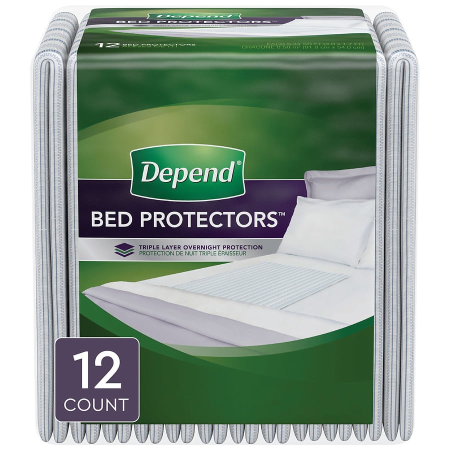 Depend Bed Pads for Incontinence, Overnight Absorbency
