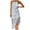 White, variant on IROINNID Halter Dress For Women Fashion Summer Casual Camis Sleeveless Vest Long Dress Below The Knee Prints Dress