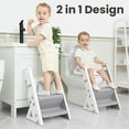 thumbnail image 4 of Beavtaens Potty Training Toilet Seat, Upgrade Foldable Step Stool with Adjustable Ladder, for Ages 1-3, 4 of 7