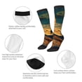 thumbnail image 3 of Fuzoiu Sunset Desert Journey Print Adult Stockings,Crew Socks,Unisex Fashion Socks, Casual Sports Socks,Comfortable Crew Socks for Everyday Wear and Sports, 3 of 6