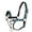 Blue Aztec, variant on Tahoe Tack Nylon Overlay Cattle Restraint Halter with Padded Noseband and 6 Month Warranty