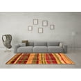 thumbnail image 3 of Ahgly Company Indoor Rectangle Oriental Orange Industrial Area Rugs, 7' x 9', 3 of 4