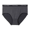 thumbnail image 2 of Calvin Klein Ladies' Supersoft, Modern Eclips Brief  Stripes/Cashew/Black- Pack of 3- Small Size, 2 of 5
