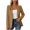 Khaki, variant on Tqcoqu Women's Fall Winter Blazer,Lapel Open Front Slim Fit Long Sleeve Business Casual Jacket Coat,Army Green Women's S-XXL