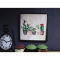 thumbnail image 2 of Parisloft Wood framed Cactus Canvas Wall Décor-1, 2 of 4