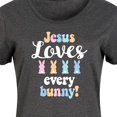 thumbnail image 3 of Instant Message - Jesus Loves Every Bunny - Women's Any Way Dress, 3 of 6