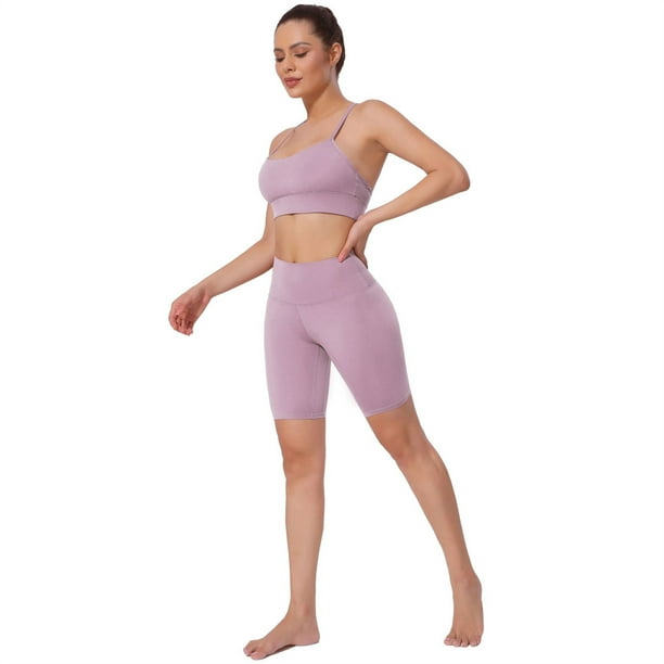 eczipvz Womens Lingeries Women's Sports Bra Padded Athletic Yoga Bra Workout  Tops XL,Purple 