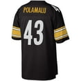 thumbnail image 3 of Men's Mitchell & Ness Troy Polamalu Black Pittsburgh Steelers Legacy Replica Jersey, 3 of 3