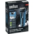 thumbnail image 3 of Braun WaterFlex WF2s Wet&Dry Electric Shaver for Men / Rechargeable Electric Razor, blue, 3 of 7