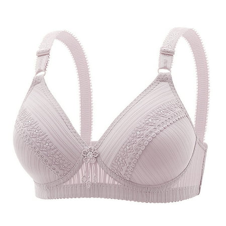 Leakproof Ladies Underwear Women Casual Breathable Tube Top Bra Underwear Without Steel Ring Gathering And Adjusting Bra Sexy Underwear for Women(Size:40)