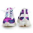 thumbnail image 4 of 2024 Snowman Christmas Tree Elk Women Or Men Lace Up Flat Sneakers Female Mesh Walking Footwear, 4 of 8