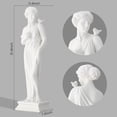 thumbnail image 6 of Erommy Outdoor Garden Statue, 31.5-Inch Greek Nymph Sculpture in Roman Style, Elegant Goddess Figurine for Patio, Yard, Lawn & Porch Decor Ivory, 6 of 7