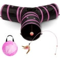 thumbnail image 1 of All Prime Cat Tunnel With Interactive Cat Toy for Cats & Rabbits, 1 of 7