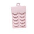 thumbnail image 1 of 5 Pares/25 Little Devil Cosplay 3D Faux Mink Pestañas Naturales Corta Tira Completa Banda Transparente Suave Natural Extensión De Belleza Diario Maquillaje Ojos Grandes Gao Jiahui  unisex, 1 of 2