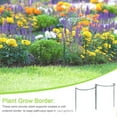 thumbnail image 2 of 10pcs Plant Support Stake,Metal Garden Plant Stake Support Frame ,Green Semi-Circular Plant Support Round,Suitable for Potted Plants,Tomato Plant Cage,21x 35cm, 2 of 8