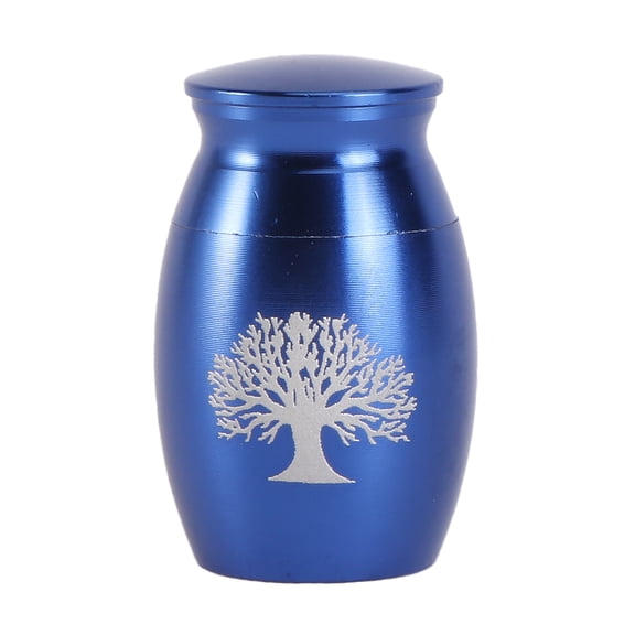 Set of 2 Small Sky Pet Urns, Ashes Containers, 2.5x1.6cm, Keepsake Urn Basket for Pets