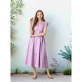 thumbnail image 4 of Womens Summer Casual Dress Powder L, 4 of 6