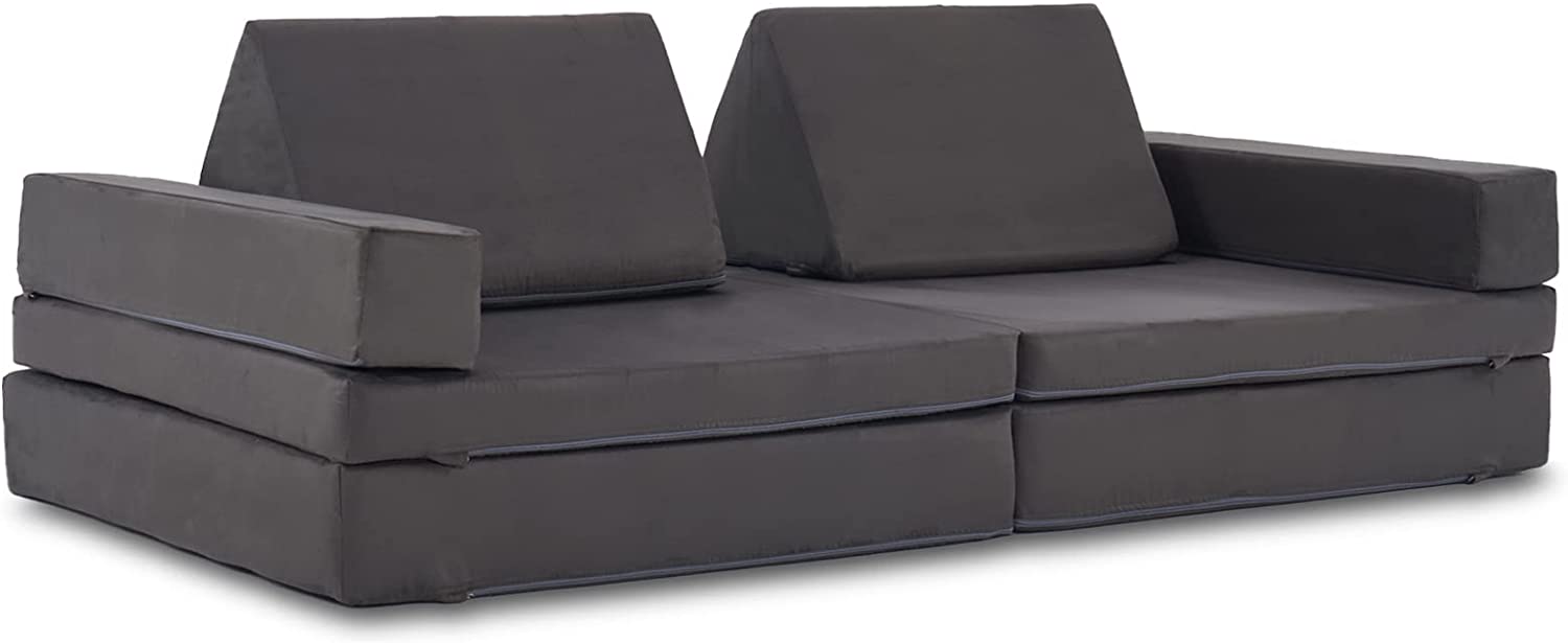 Jela Kids Couch 8PCS, Floor Sofa Modular Sofa,Playhouse Play Set for