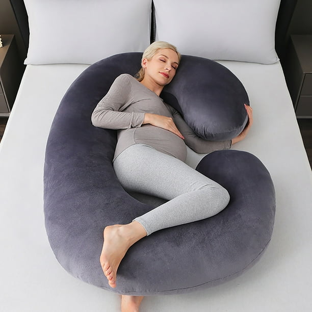 C-shaped Maternity Pillow Pillow Cover Washable Removable Maternity Pillow Cover