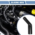 thumbnail image 2 of Unique Bargains 1 Pcs 19-32mm 0.75"-1.26" ID 102mm 4.02" Length 45° Black Car Silicone Hose, 2 of 7