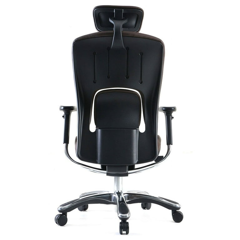 GM Seating Ergolux Genuine Leather Executive Hi Swivel Chair