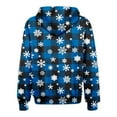 thumbnail image 5 of WXLWZYWL Oversized Hoodie for Women Zip Up Christmas Bell Y2K Fleece Long Sleeve Jacket Coat Xmas Sweatshrits, 5 of 5