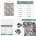 thumbnail image 6 of Vintage Spring Floral Tie Up Curtains for Windows, Adjustable Balloon Window Shades, Farmhouse Flowers Blue Vintage Kitchen Window Treatments Adjustable Roll Up Curtain for Basement/Nursery 52"x45", 6 of 8