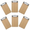 thumbnail image 4 of Miangastore 6pcs Wooden Clipboard Multi-functional Wood Clipboard Drawing Board Menu Board Clip For Office School And Restaurant Use, 4 of 9