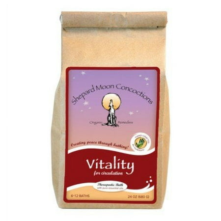 Shepard Moon Concoctions Epsom Salt Bath Remedies Vitality Bath 24 oz Bag