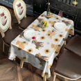 thumbnail image 4 of Dogs with Sunflowers Rectangle Tablecloth 60"x102",Waterproof Polyester Rectangle Table Cloth, Wipeable Spillproof Polyester Tablecloth for Dining, Camping, Indoor and Outdoor, 4 of 6