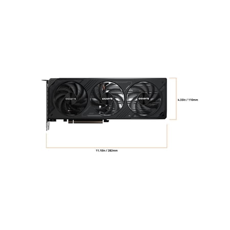 GIGABYTE GeForce RTX 5070 WINDFORCE OC SFF 12G Graphics Card, 12GB 192-bit GDDR7, PCIe 5.0, WINDFORCE Cooling System, GV-N5070WF3OC-12GD Video Card