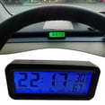 thumbnail image 6 of Coconut Ok Car Clock Solar Power Temperature Humidity Gauge Backlight Dashboard Clock, 6 of 9