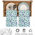 thumbnail image 5 of Blue Starfish Anchor Kitchen Towels Set of 1, Summer Coastal Teal Waves Stripe Absorbent Dish Towels for Kitchen, Microfiber Hand Towel, Quick Drying Tea Towel for Cleaning Decorative Dishcloths, 5 of 7