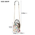 thumbnail image 2 of FORMRS Crossbody Bag for Women Quilted Travel Shoulder Cell Phone Purse with Chain Strap Handbag, Polka Dot, 2 of 7