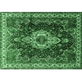 thumbnail image 1 of Ahgly Company Indoor Rectangle Persian Emerald Green Traditional Area Rugs, 5' x 7', 1 of 4