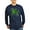 Navy, variant on CafePress - St Paddys Day Fancy Shamr Long Sleeve Dark T Shirt - Long Sleeve Dark T-Shirt
