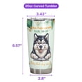 thumbnail image 5 of Alaskan Malamute Mother Book Lover Living That Dog Mom Life Happy Mother's Day 20oz Stainless Steel Tumbler Insulated Cup with Lid Alaska Mal Dog Lovers Gifts - 03004, 5 of 5