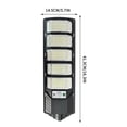 thumbnail image 3 of Lámpara de seguridad LED IP65 impermeable para exteriores con farola solar | Sensor de movimiento humano | Carga solar integrada | 200W-500W | Control remoto | Camino de jardín | Múltiples tamaños, 3 of 6