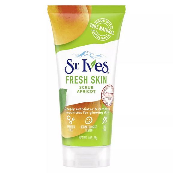 St Ives Fresh Skin Apricot Scrub, 1 Oz, 6 Pack