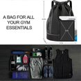 thumbnail image 2 of 2023 New Design Sports Backpacks Waterproof Drawstring Backpack Sports Gym Bag With Shoe Compartment And Water Bottle Holder 26-27s, 2 of 4