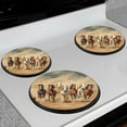 thumbnail image 7 of Electric Stove Burner Covers,4 Pcs Round Gas Burner Cover,8 and 10 Inch,Power and Freedom of Horses in Motion, 7 of 7