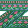 thumbnail image 5 of IBA Indianbeautifulart Yellow Aztec Geometric Fabric Lace Dressmaking Velvet&nbsp;Trim&nbsp;Tape Printed Sewing Lace 9 Yards 3 Inches, 5 of 8
